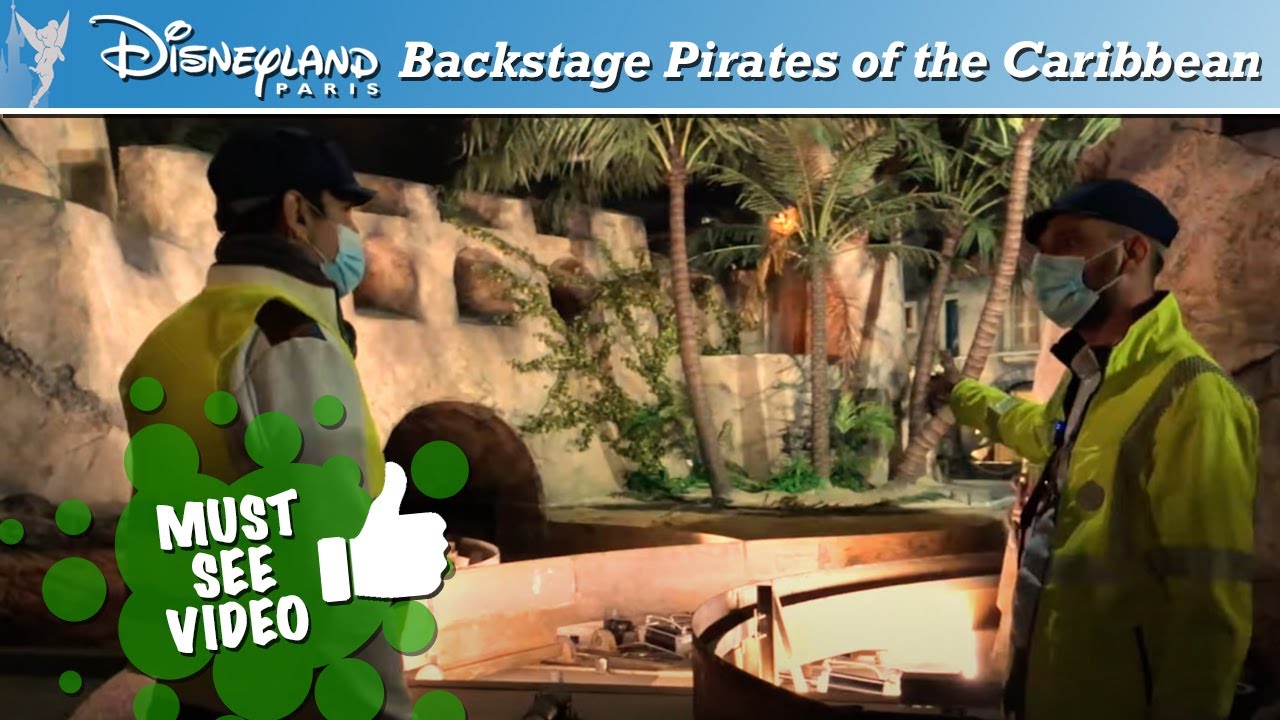 ☠ Backstage Pirates of the Caribbean at Disneyland Paris