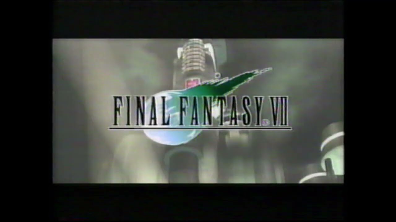 Playstation - "Final Fantasy VII" (90s TV Commercial) **VHS Recording**
