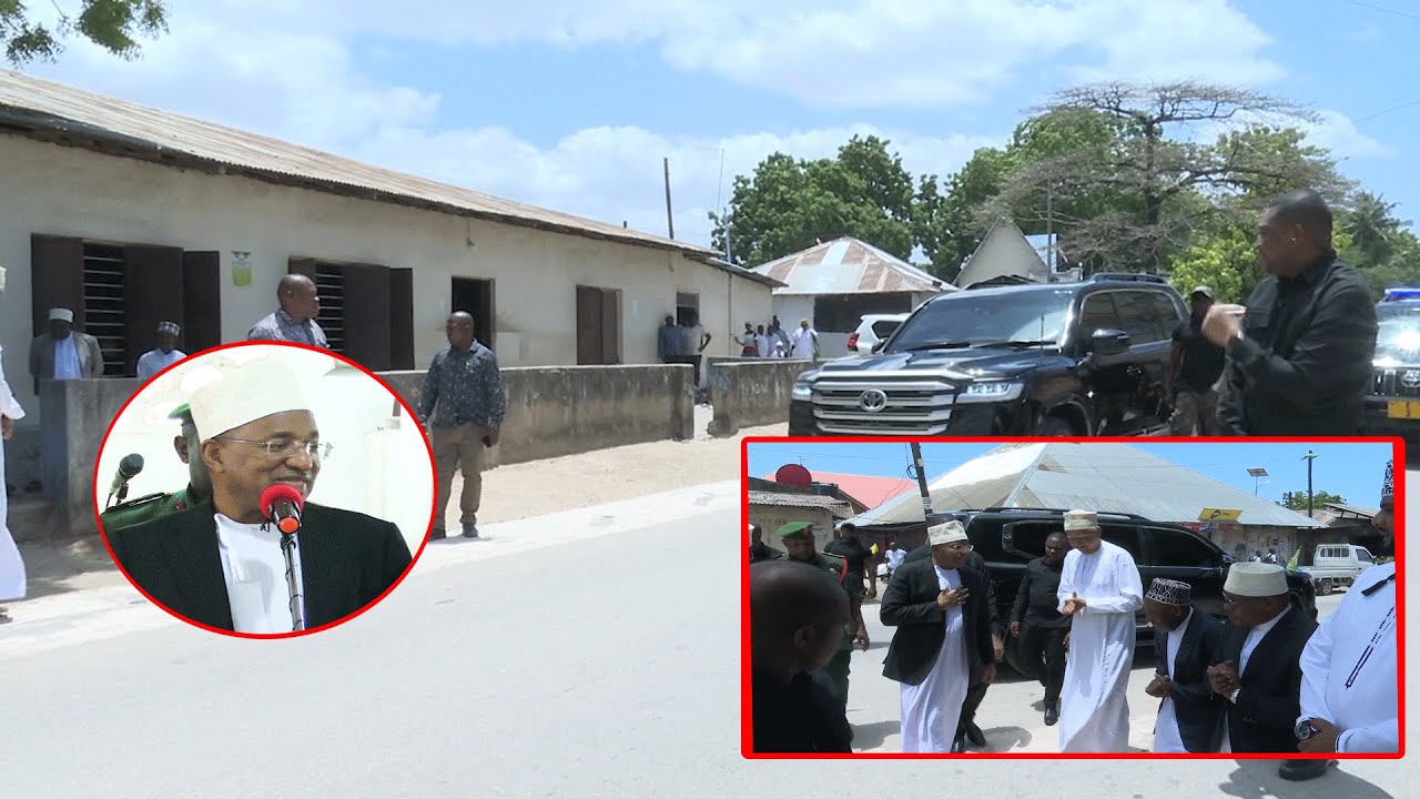 DKT. MWINYI, ASHANGAZWA NA HILI LA MASJID MFEREJI WA WIMA, AHIDI MILIONI 34