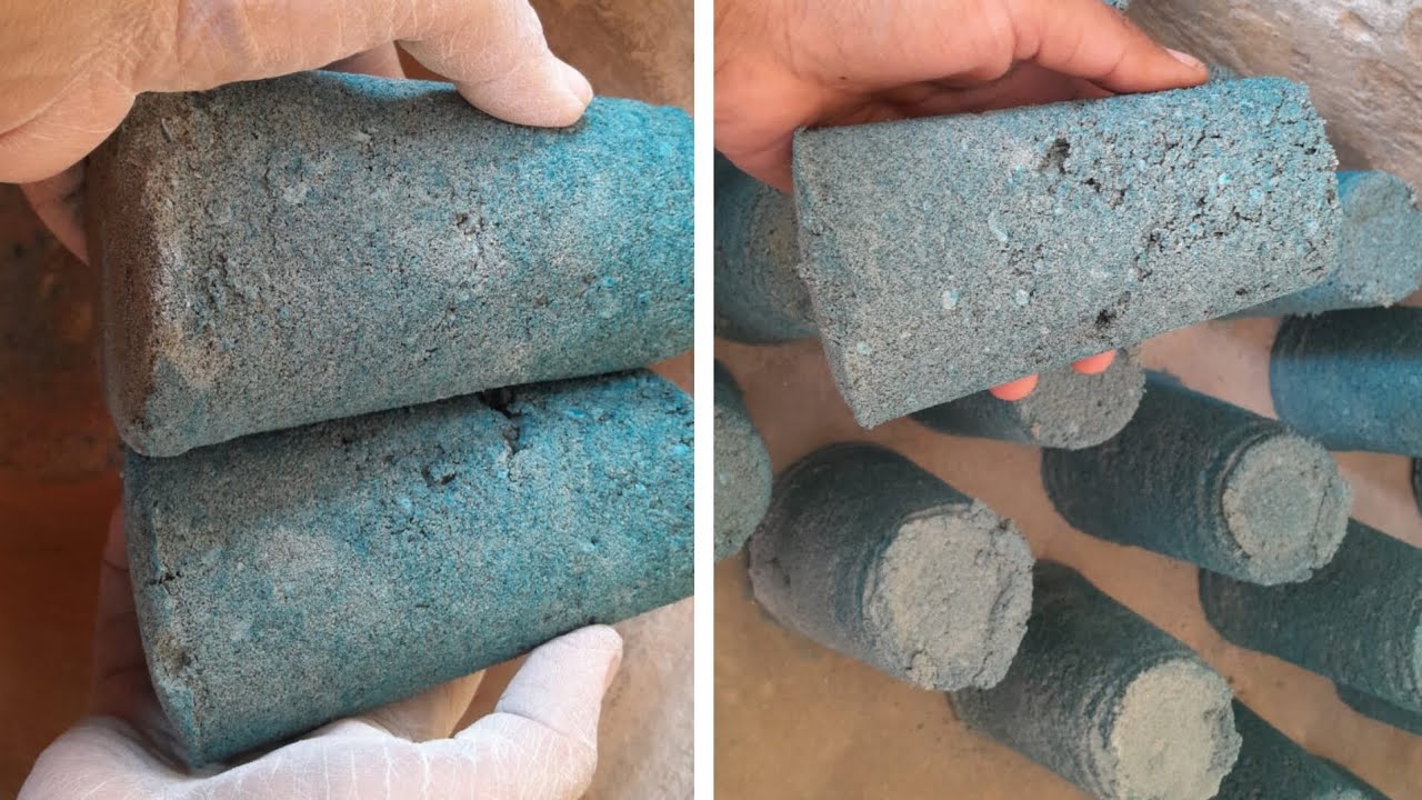 ASMR~Bombastic Blue Sand dry floor and claypot crumbling💥🔥Super dusty and satisfying 💣