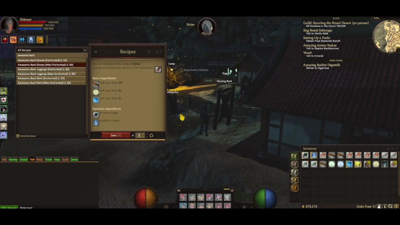 Project Gorgon: Crafting Gear