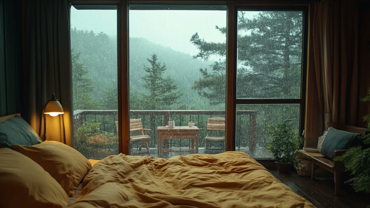 Emotional Morning Piano with Rain Sounds for Inner Peace