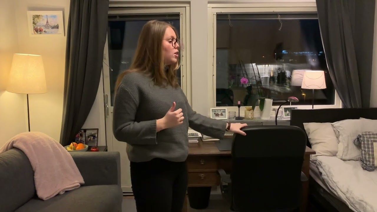 Välkommen in i en studentlägenhet i Helsingborg