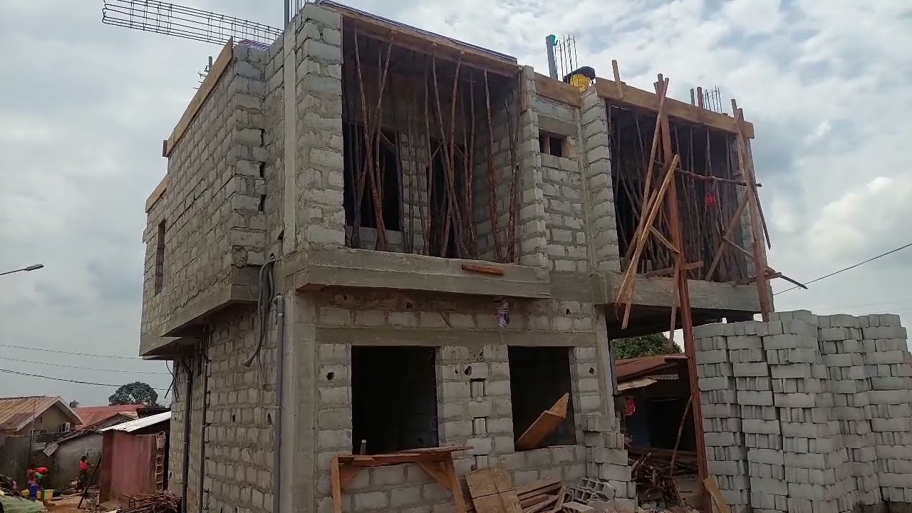 Immeuble R +3 Partie (2) toutes les étapes de A-Z [ poteaux poutre dalle]  technique incroyable