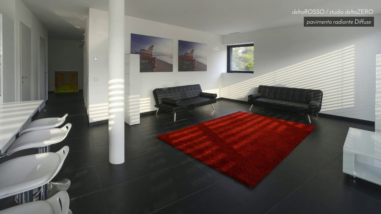 Pavimento sopraelevato radiante Diffuse - projects gallery