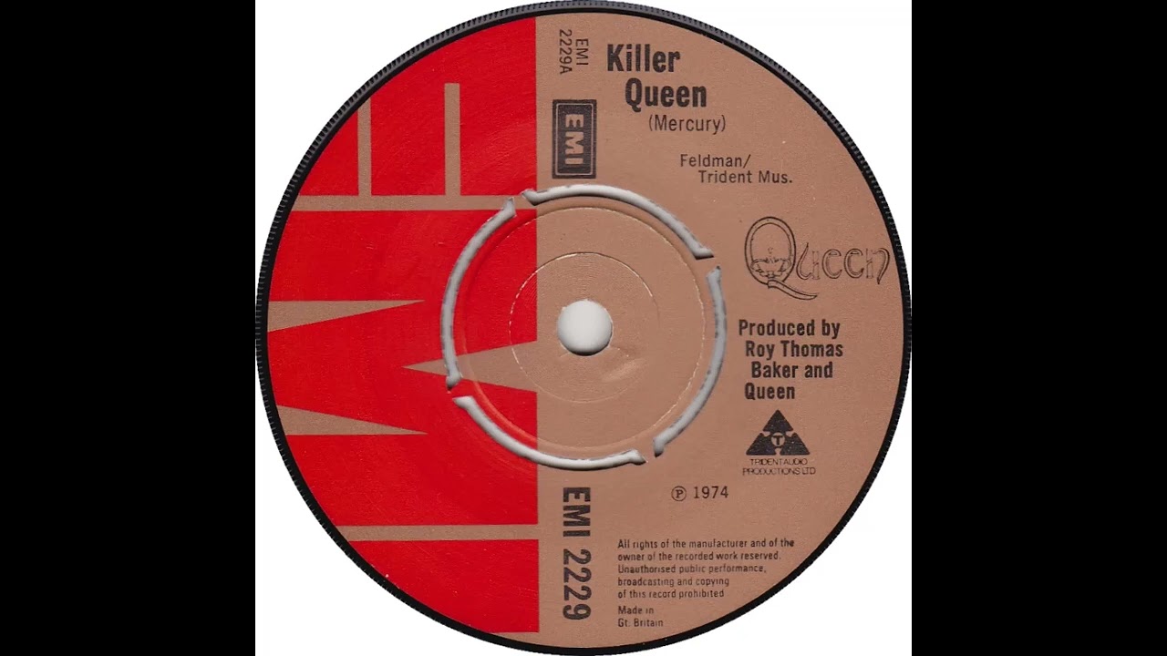 UK New Entry 1974 (235) Queen - Killer Queen