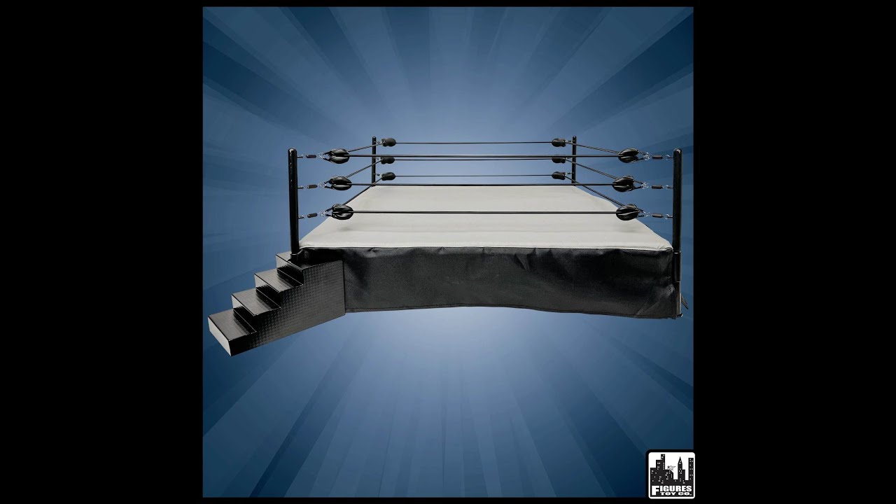 Figures Toy Company Premium Metal Real Scale Wrestling Ring Review