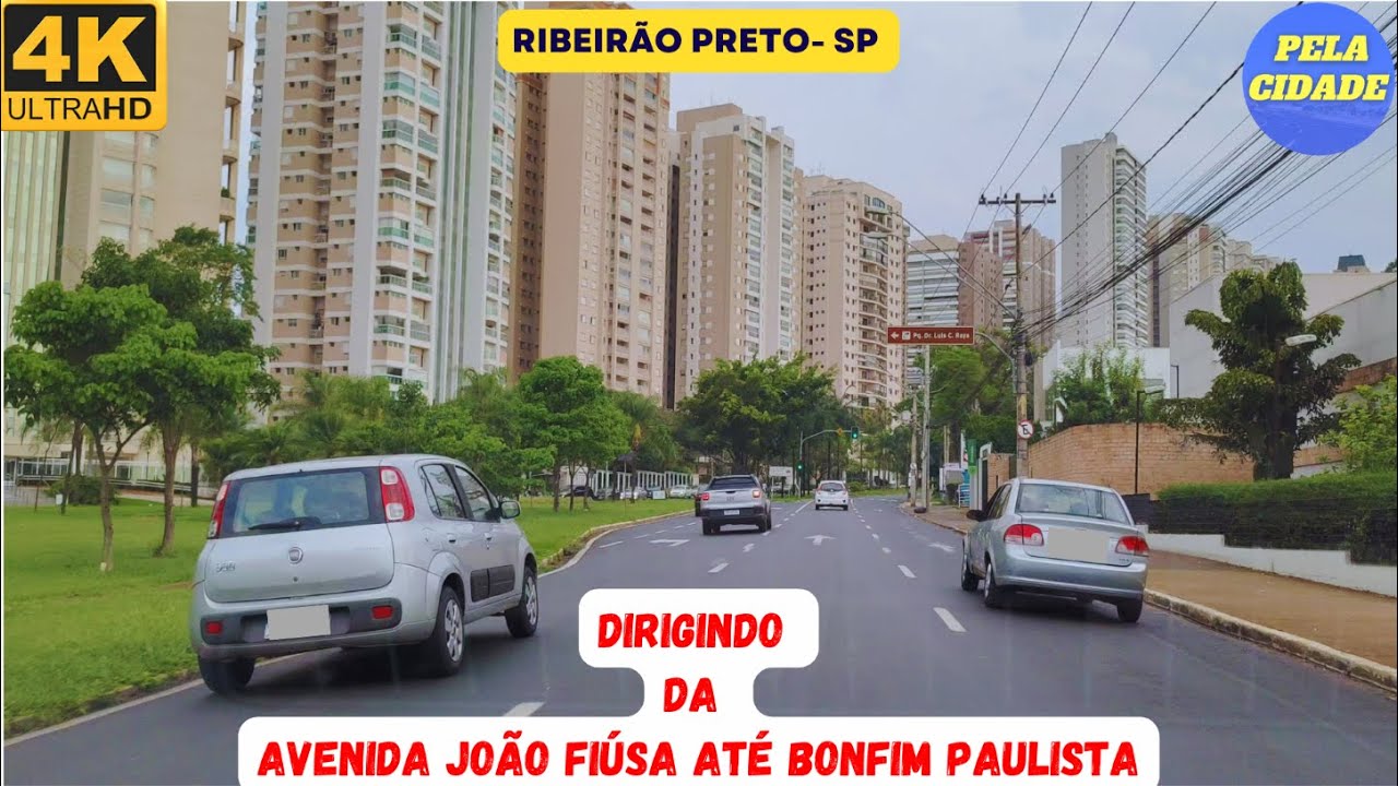 Dirigindo por Rib. Preto-Da av. João Fiúsa até Bonfim Pta, passando pelo Olhos d'Agua 14/10/23-【4K】