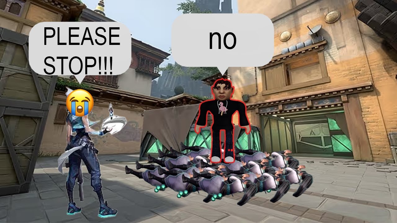 Roblox player DESTROYS Valorant players!