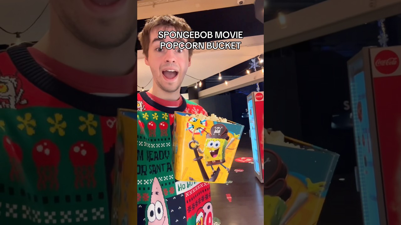 Spongebob Movie Popcorn Tin 