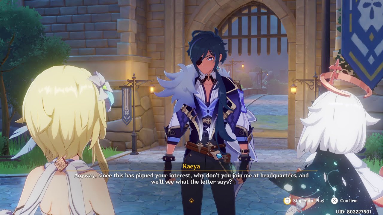 KAEYA LIKES LUMINE Genshin Impact CUTSCENE