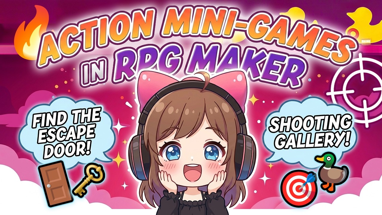 🕹️ How I Turned RPG Maker Into a Mini-Game Arcade! 📟