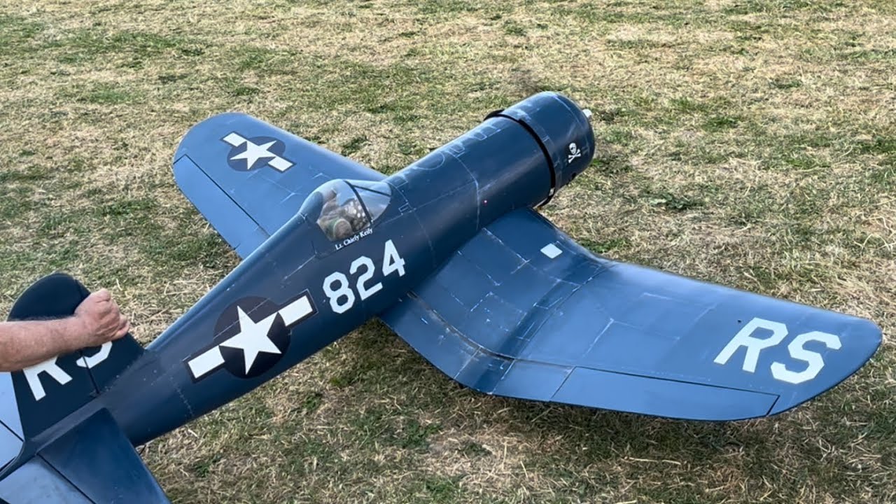 Relaxed fly in with the Meister F4u Corsair.