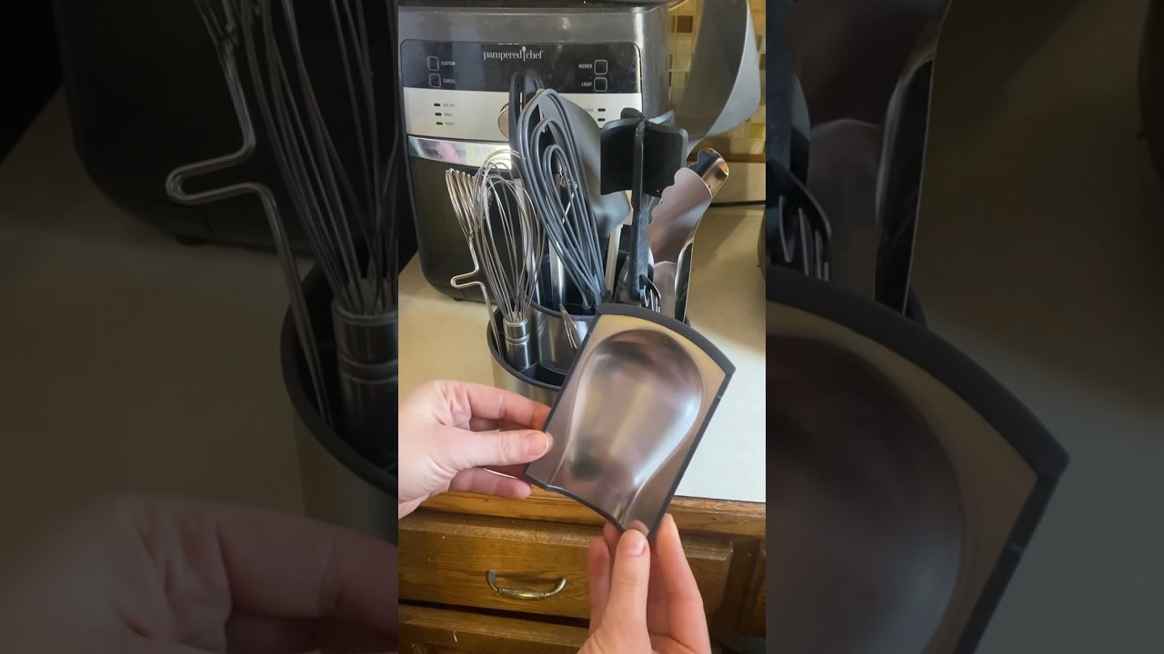 Pampered Chef- Stainless Steel Utensil Holder #pamperedchef #utensils