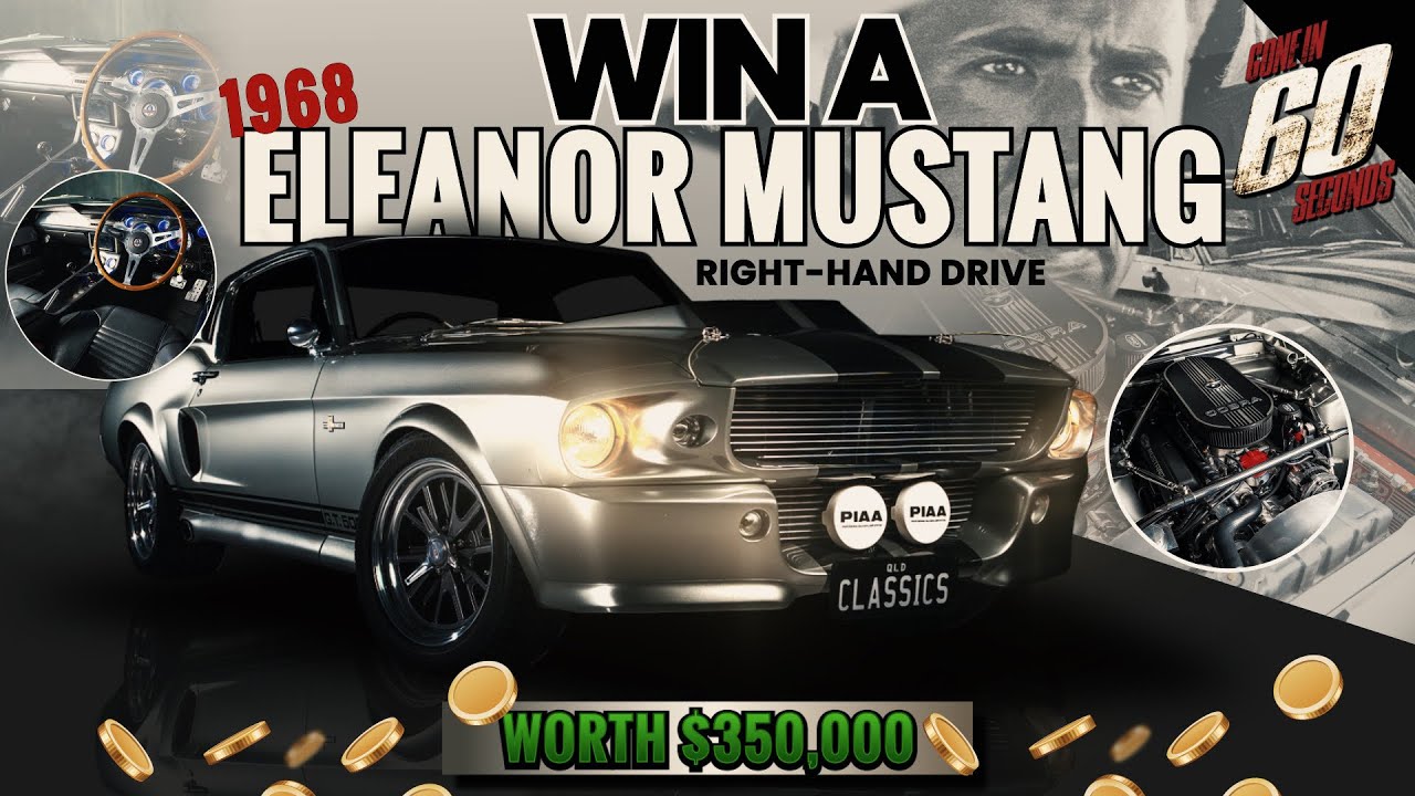 Выиграйте этот Mustang Eleanor 1968 года!