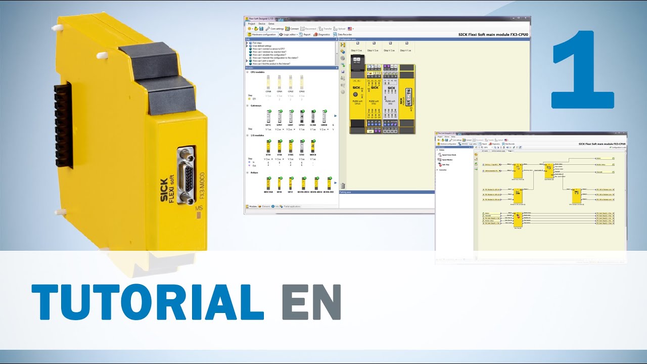 Tutorial Drive Monitor MOC (Part 1/9): A/B incremental encoder | SICK AG