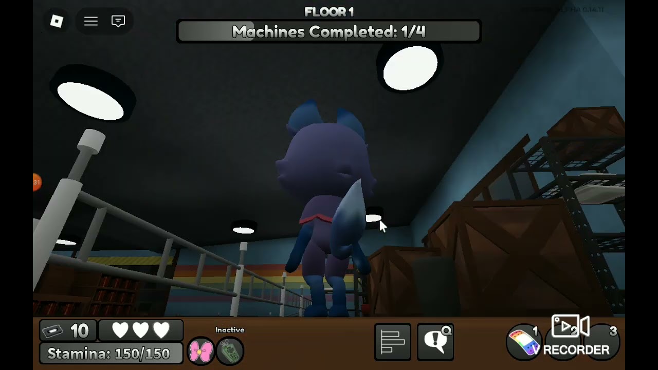 Eva plays Dandy's World