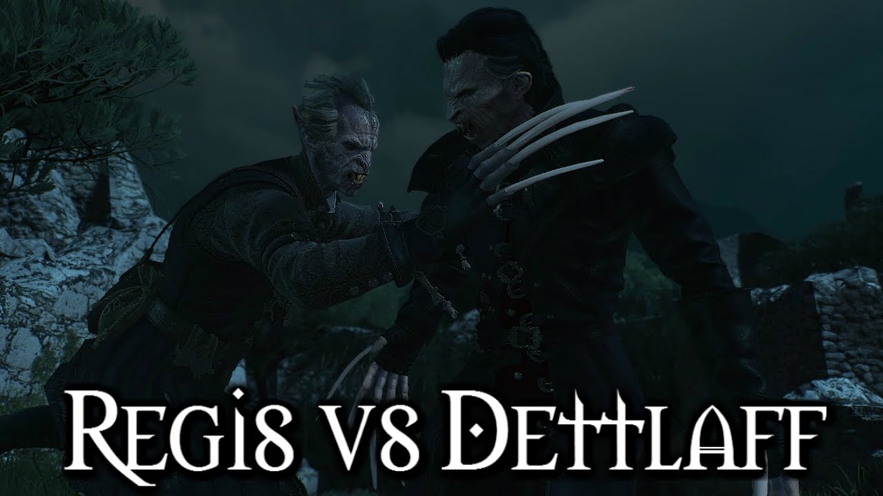 The Witcher 3 Blood and Wine - Regis vs Dettlaff