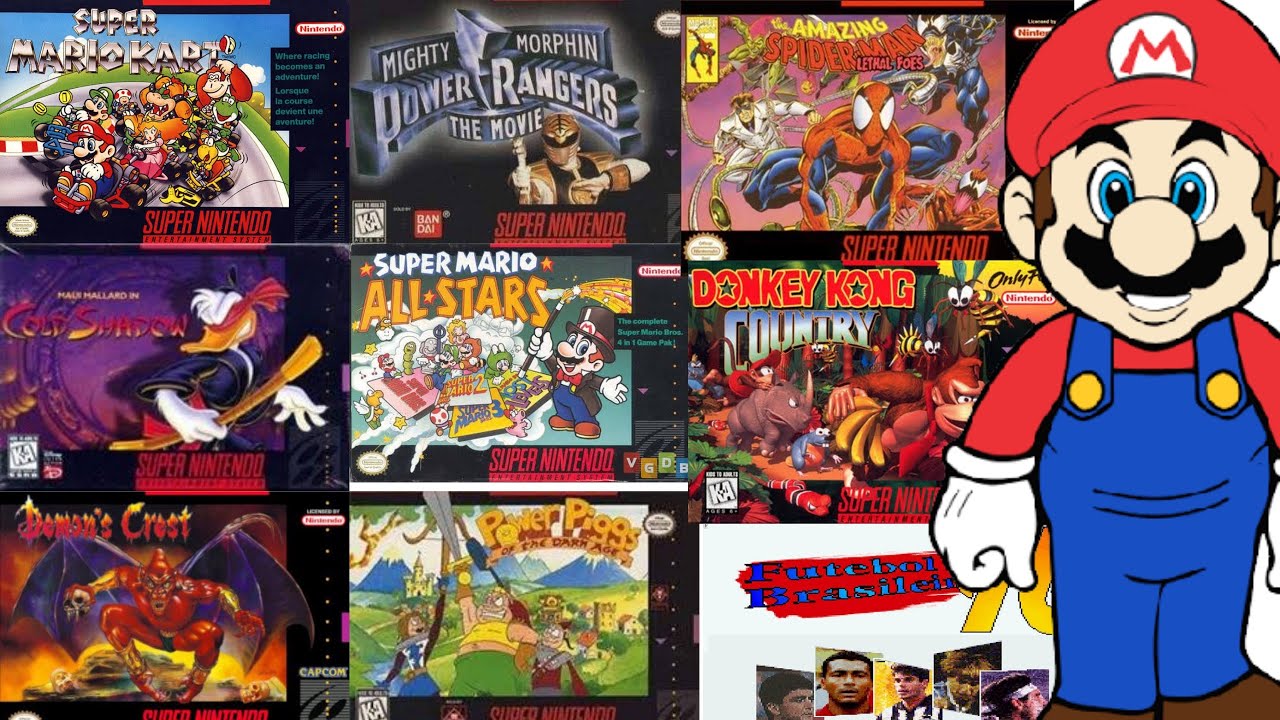 JOGOS DE SUPER NINTENDO ANOS 90