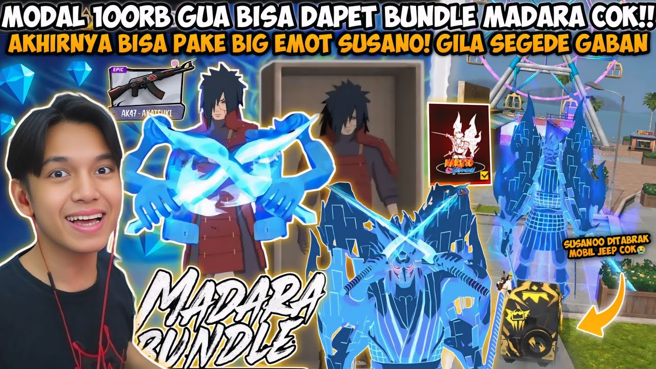 MODAL 100RB GUA BISA DAPET BUNDLE MADARA COK! AKHIRNYA BISA PAKE BIG EMOT SUSANO! GILA SEGEDE GABAN😱