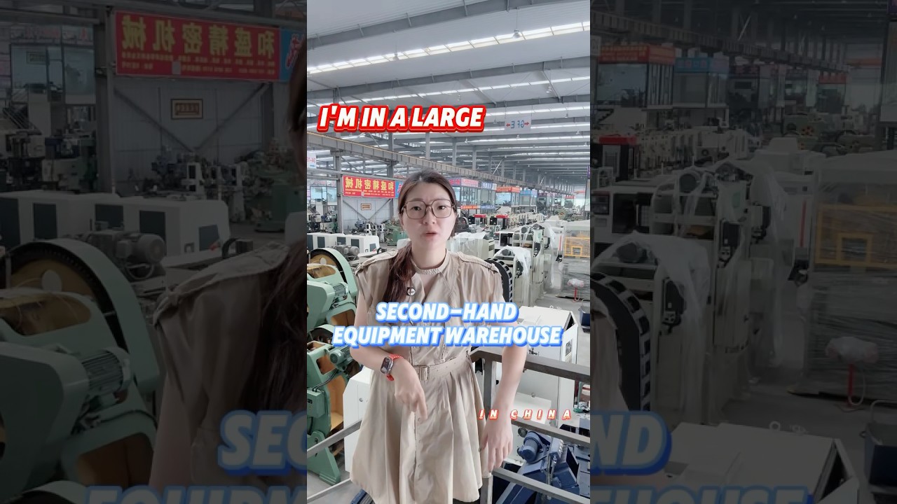 We have a lot of second-hand equipment. 