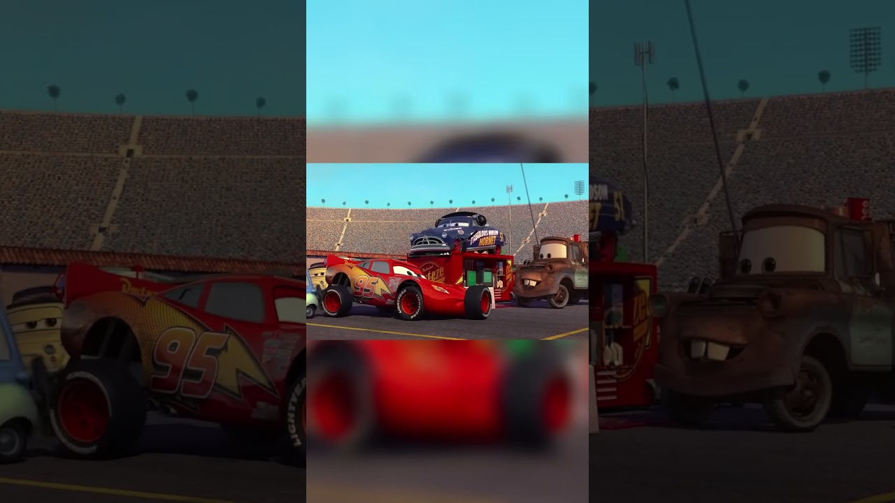 Guido Pitstop 🔥🥶 #shorts #automobile #cars #lightningmcqueen #guido #memes #edit #edit #pixar