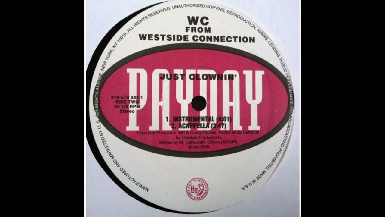 WC - Just Clownin' (Instrumental)