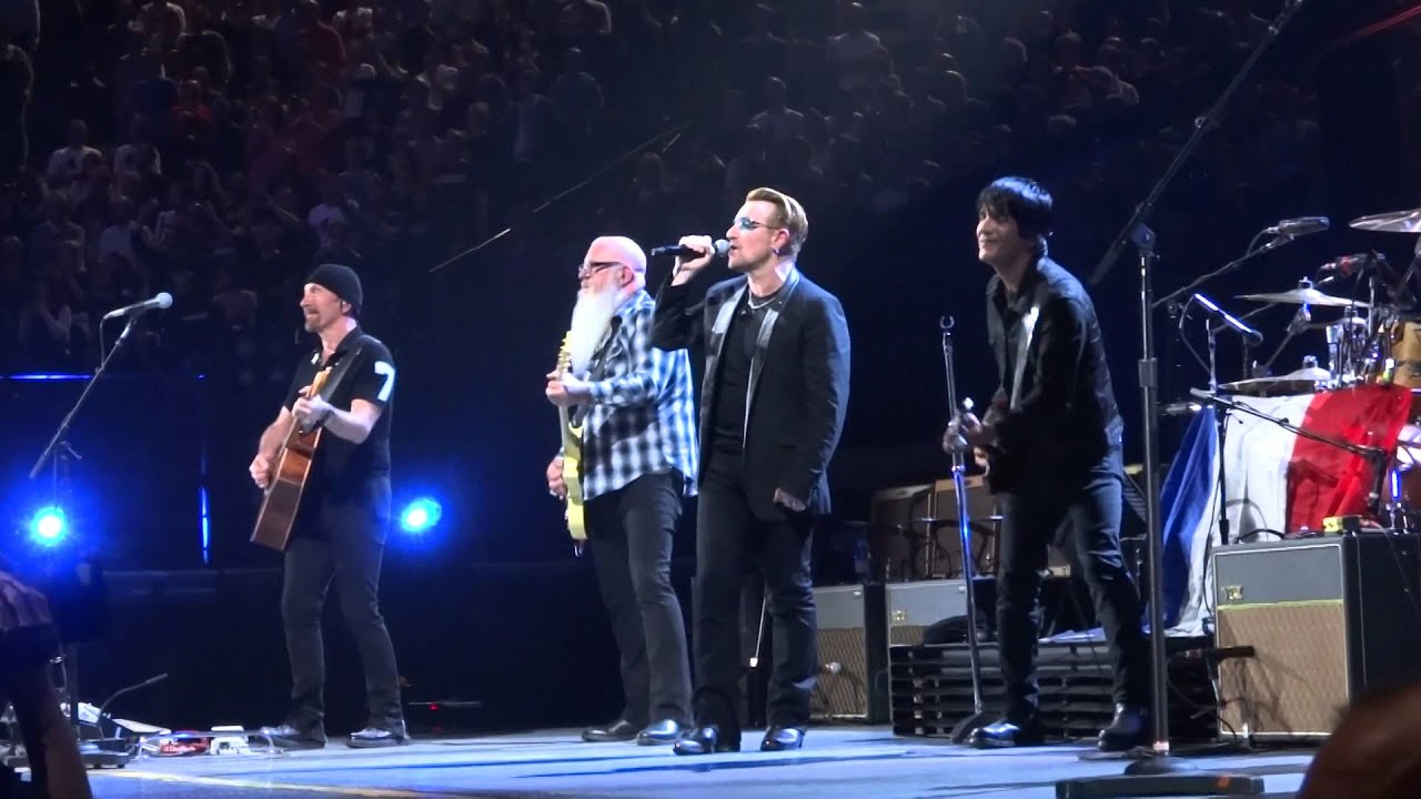 U2 & EAGLES OF DEATH METAL People Have The Power / Love You All The Time, Paris, 07.12.2015