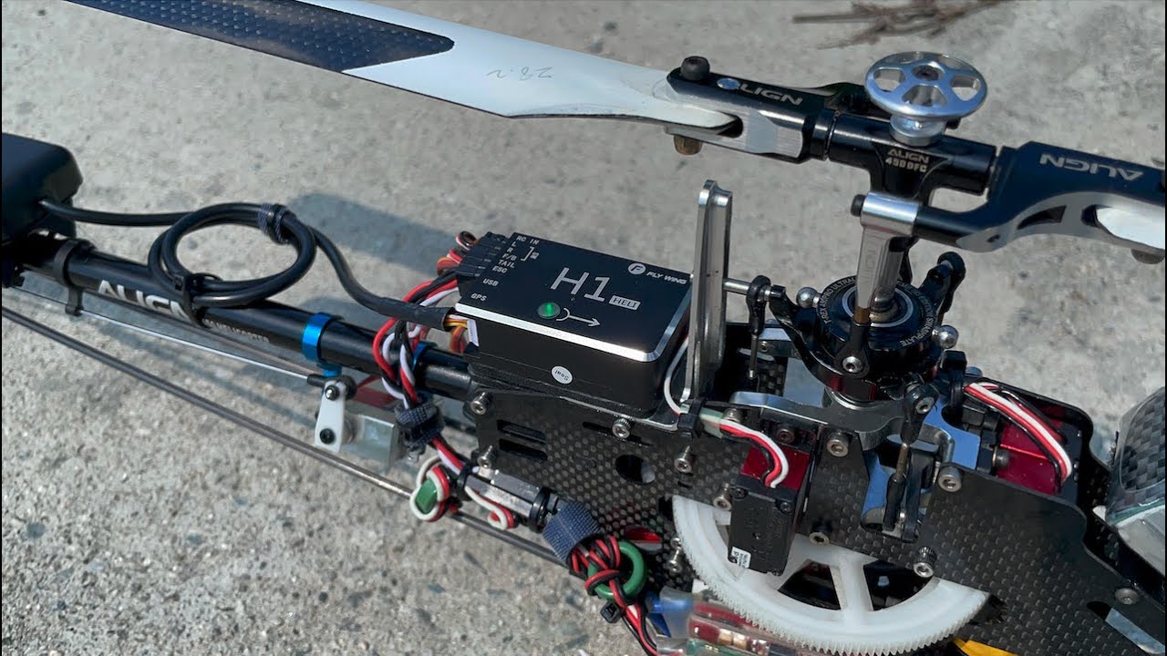 T-REX450 H1 Gyro AutoPilot Test Flight