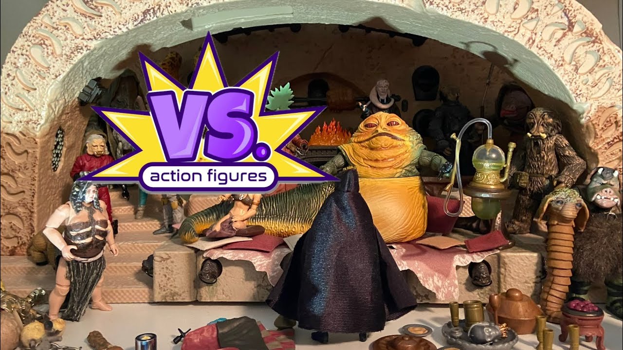 Star Wars Vintage Collection Jabba the Hutt Action Playset - Jabba’s Throne Room diorama playset. 