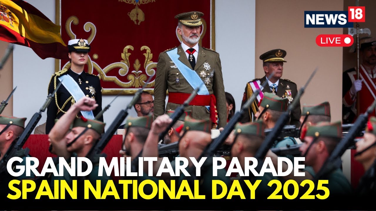 LIVE: King Felipe VI Of Spain Leads Military Parade in Madrid To Celebrate Spain's National Day