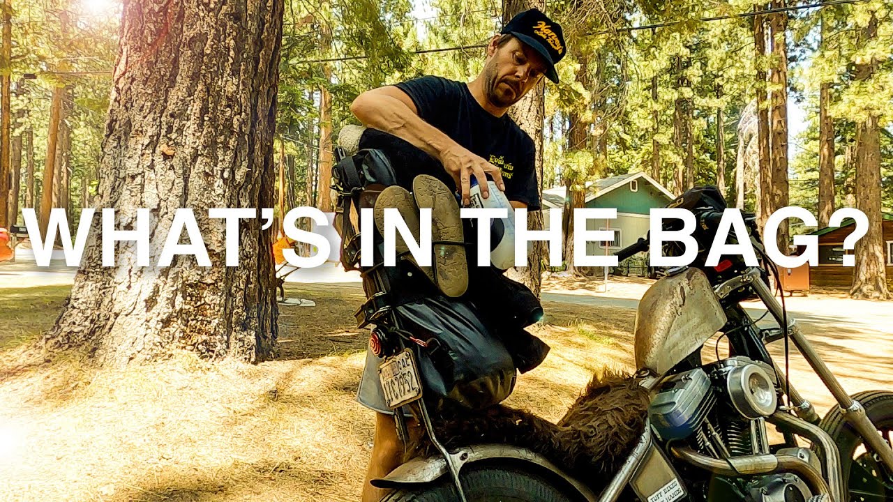 How I Pack for Motorcycle Camping Adventures
