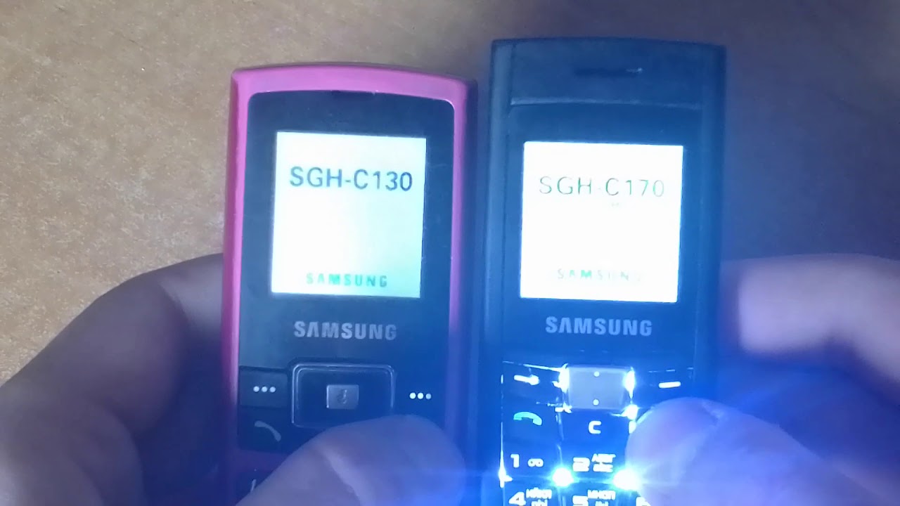 Samsung C130 vs Samsung C170 speed comprasion / сравнение скорости включения