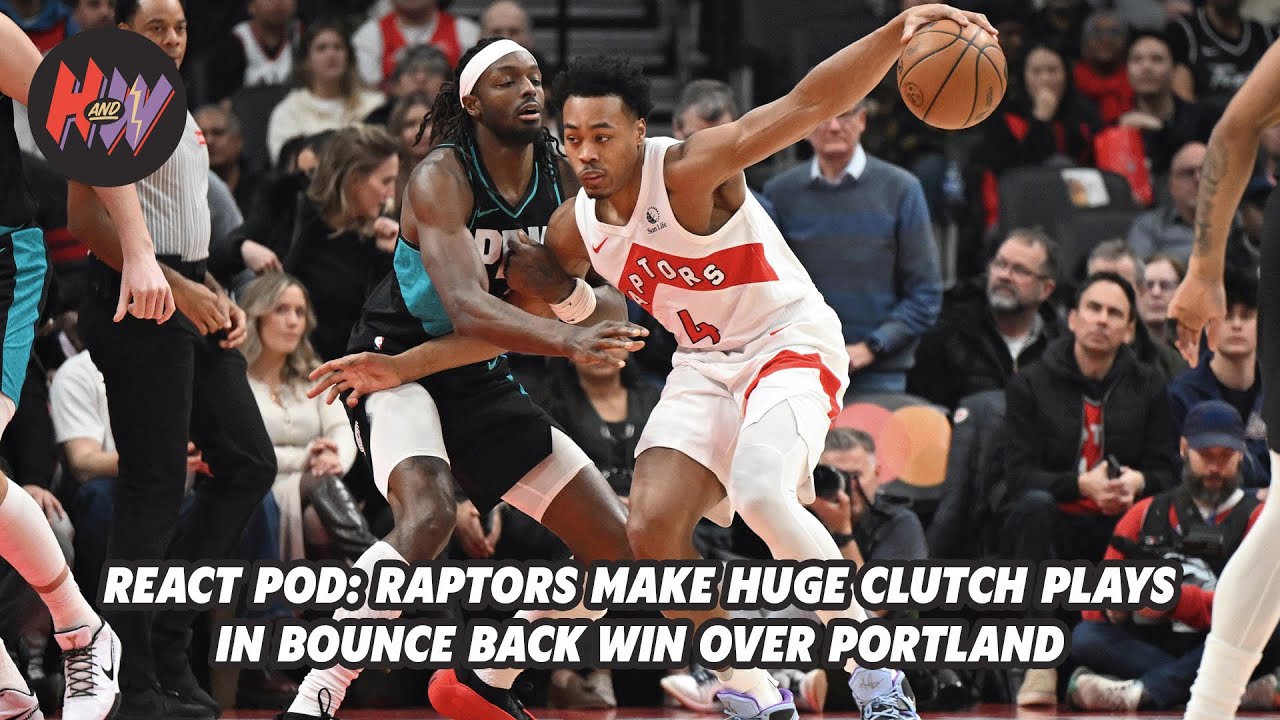 React Pod: Raptors bounce back with clutch win thanks to incredible game by Scottie Barnes