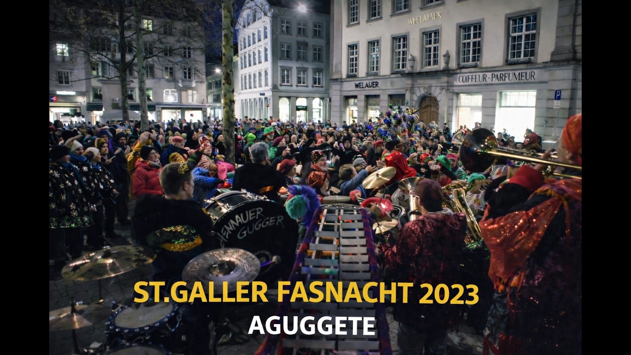 St.Galler Fasnacht - Aguggete - 2023 Switzerland