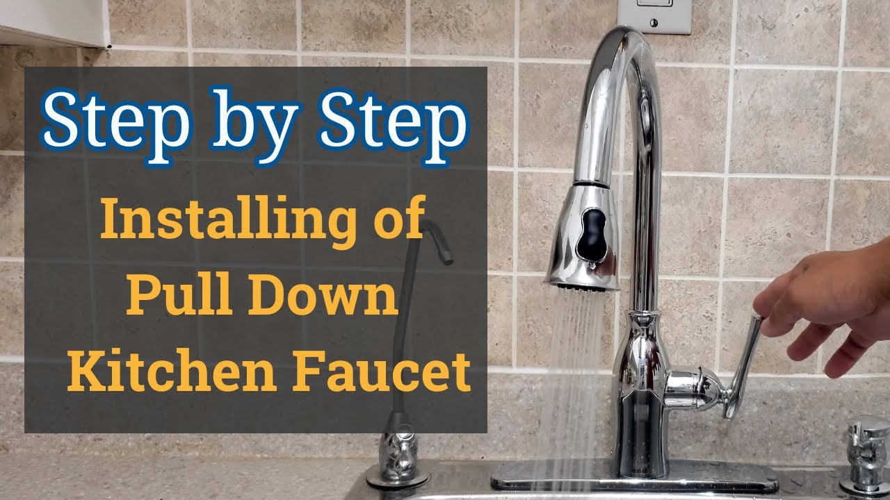 Danze Lisa Pull Down Kitchen Faucet Unboxing, Installation and Review