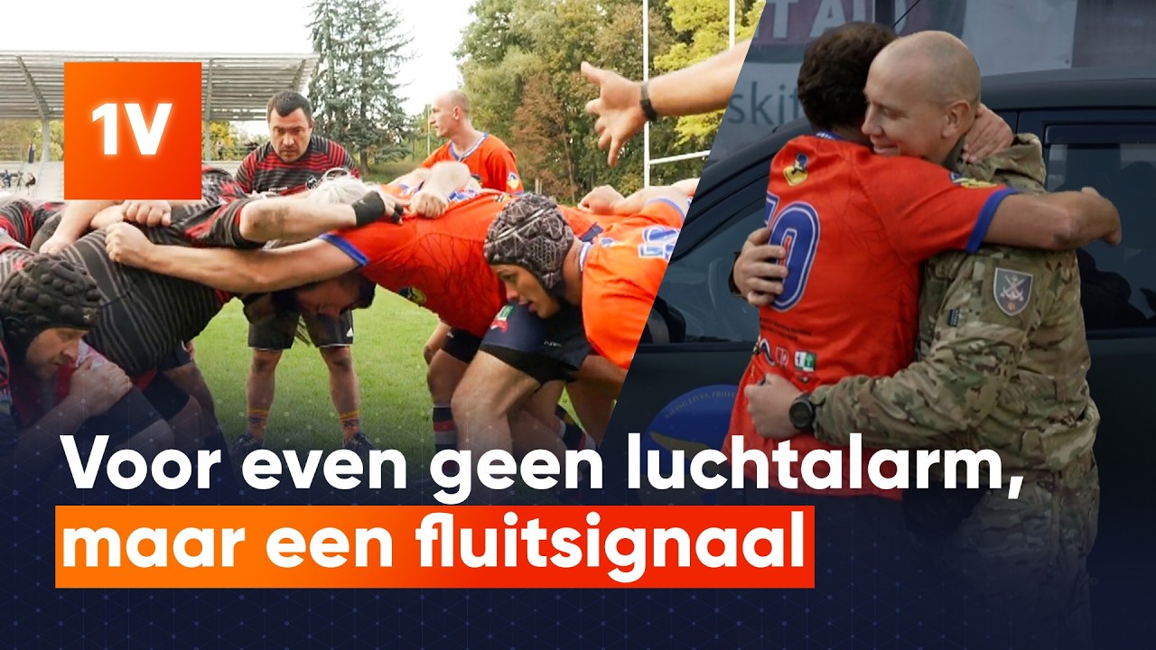 Hoe een rugbywedstrijd met frontsoldaten uit Oekraïne verbroedert