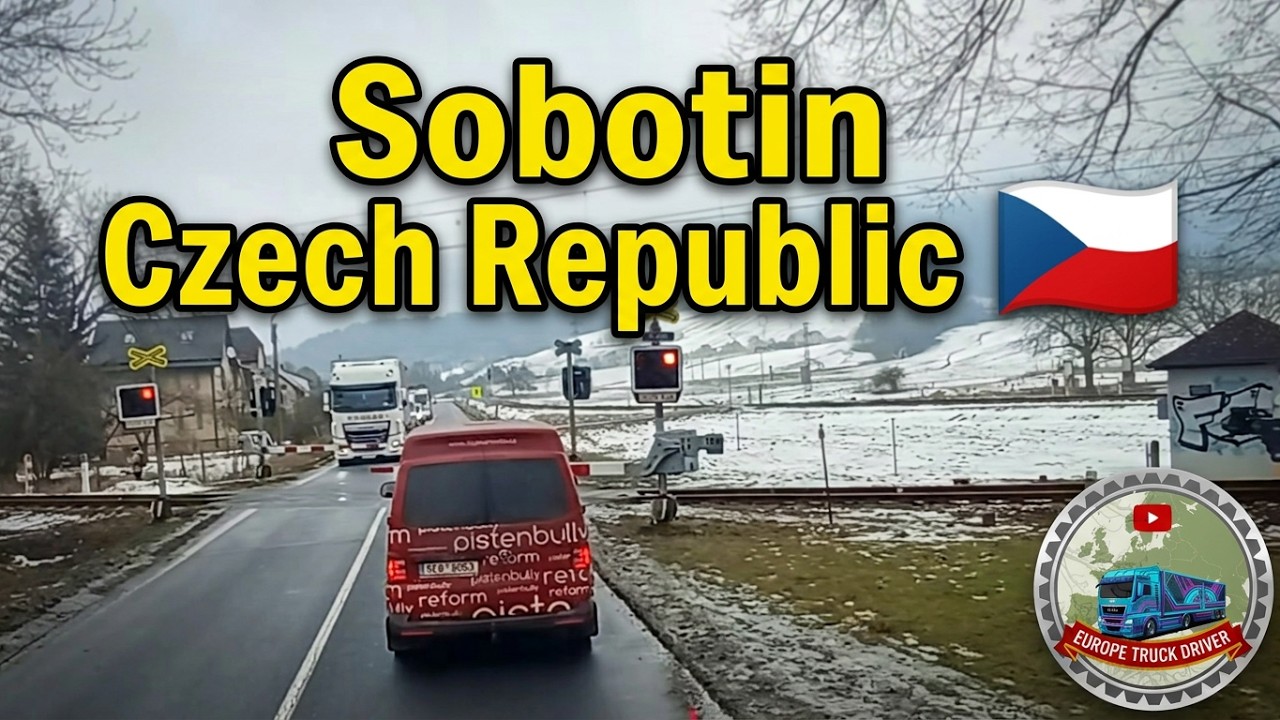 Europe TRUCK driving video Czech republic road 11 Petrov nad Desnou Sobotin #youtube #ytfeed #videos