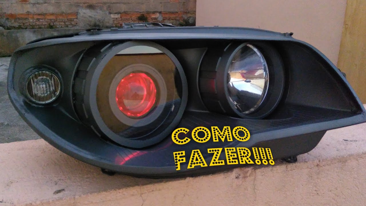 Como fazer um Without Lens no Farol do Palio G3 (sem lente)