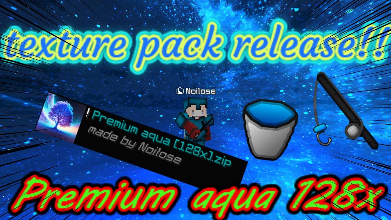 【texture pack release】Premium aqua pack 128x　【minecraft】【texture】