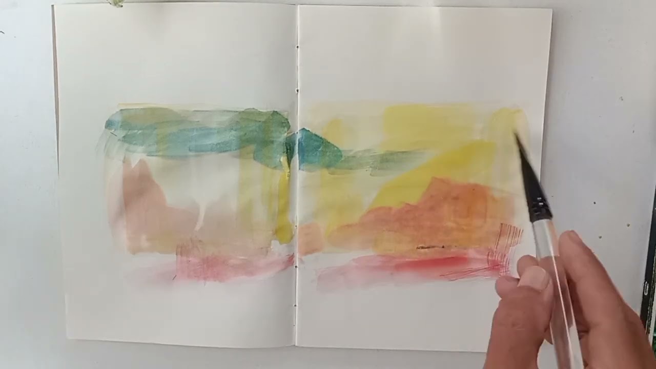 Lanscape J.M.W.Turner inspire Watercolour 2