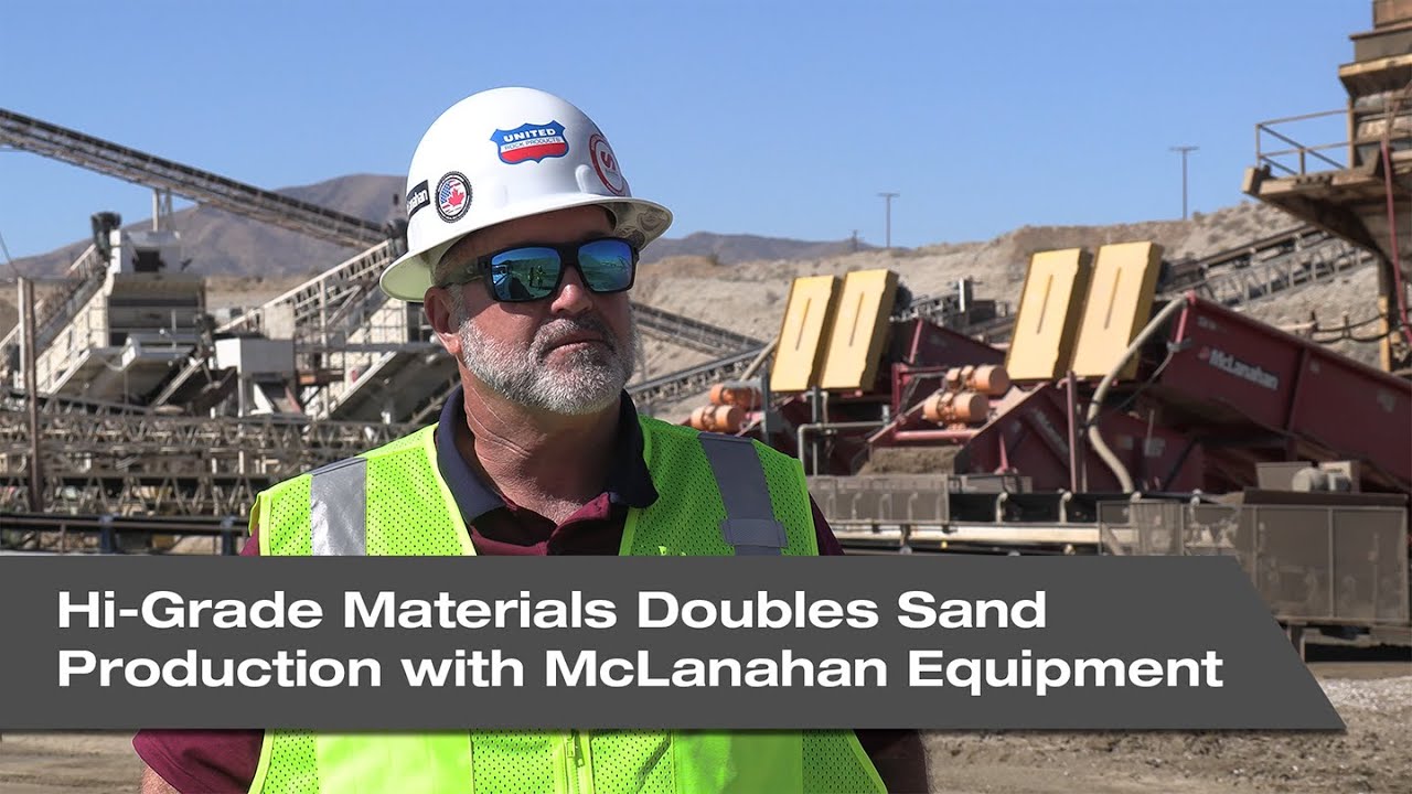Hi-Grade Materials Doubles Sand Production with McLanahan Equipment