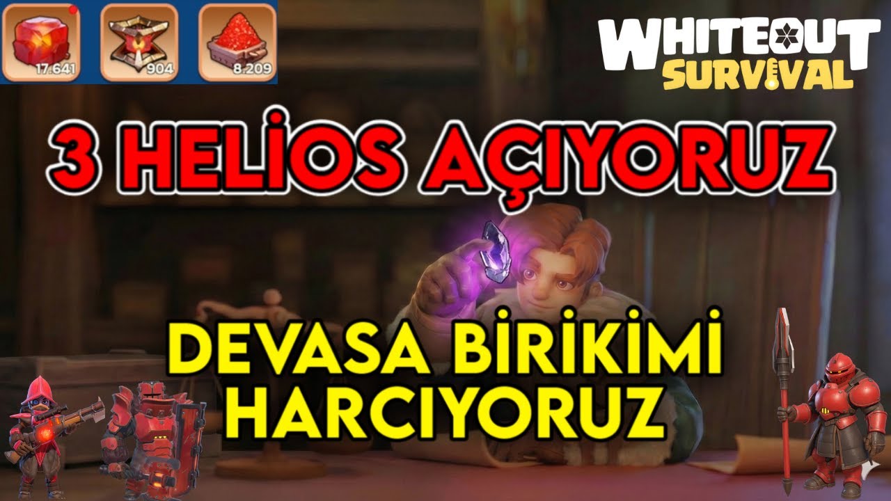 3 HELİOS AÇIYORUZ - FC 8 OLUYORUZ - BİRİKİM HARCIYORUZ - WHİTEOUT SURVİVAL