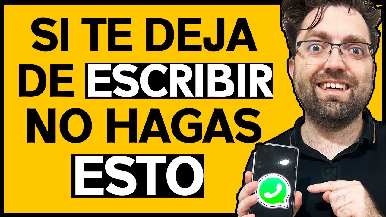 Si Deja De Escribirte, NO HAGAS ESTO