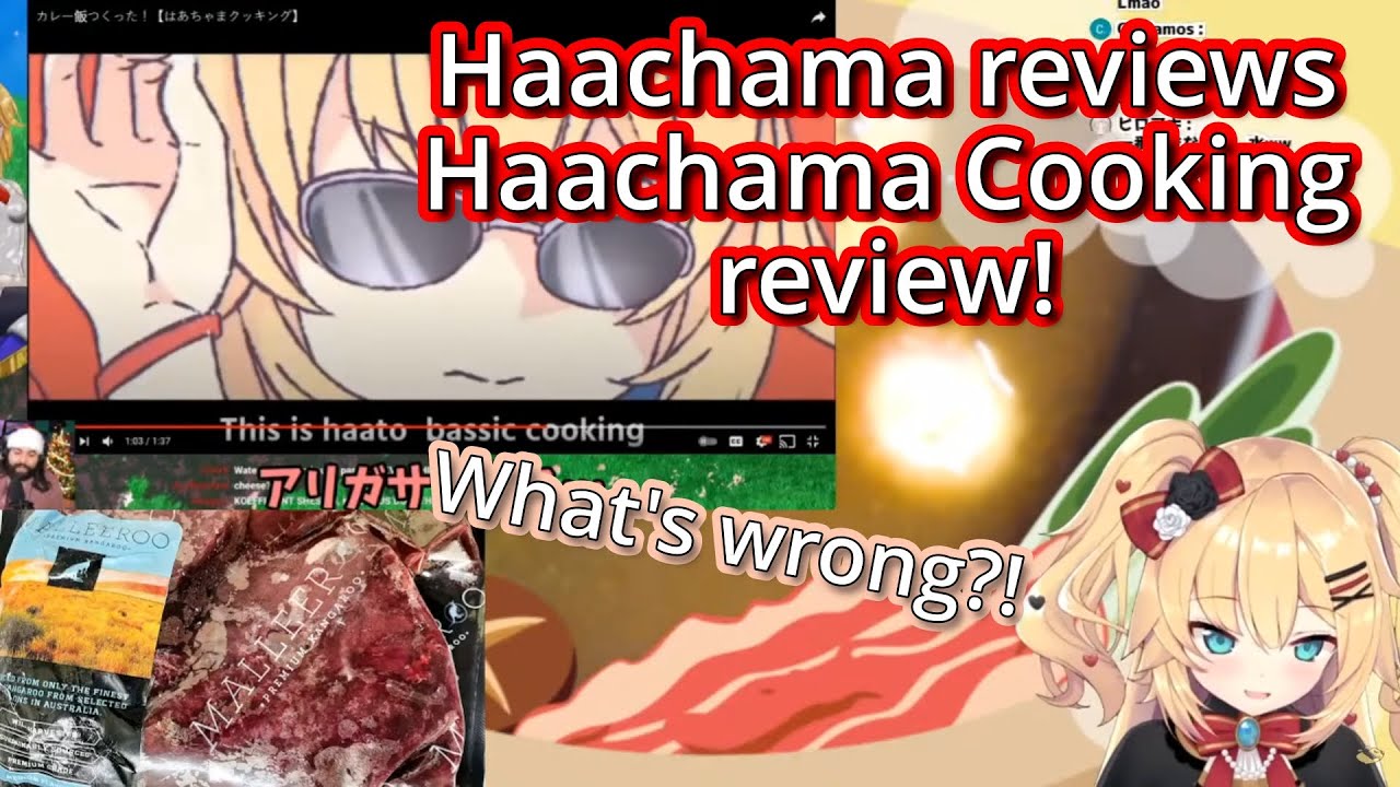 Haachama reacts to Haachama cooking review
