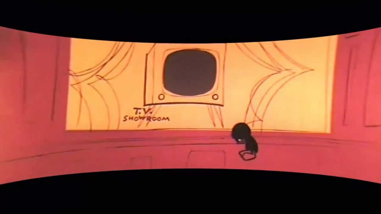 Dinky Duck in curved screen CINEMACSOPE