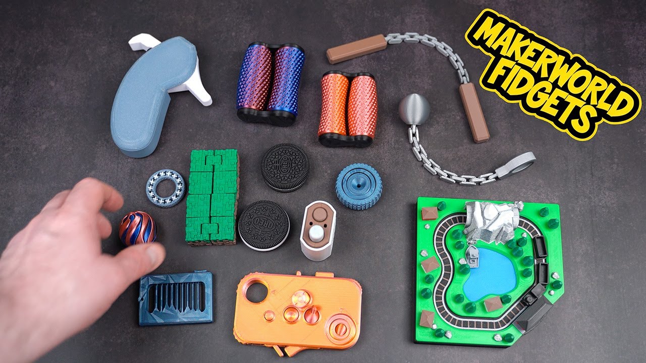 3D Printed Fidget Toys for Stress Relief