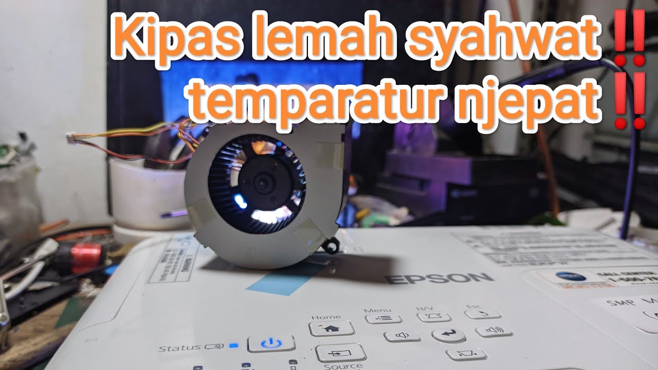 Epson EB-X51 blinking temp lamp #vlog13