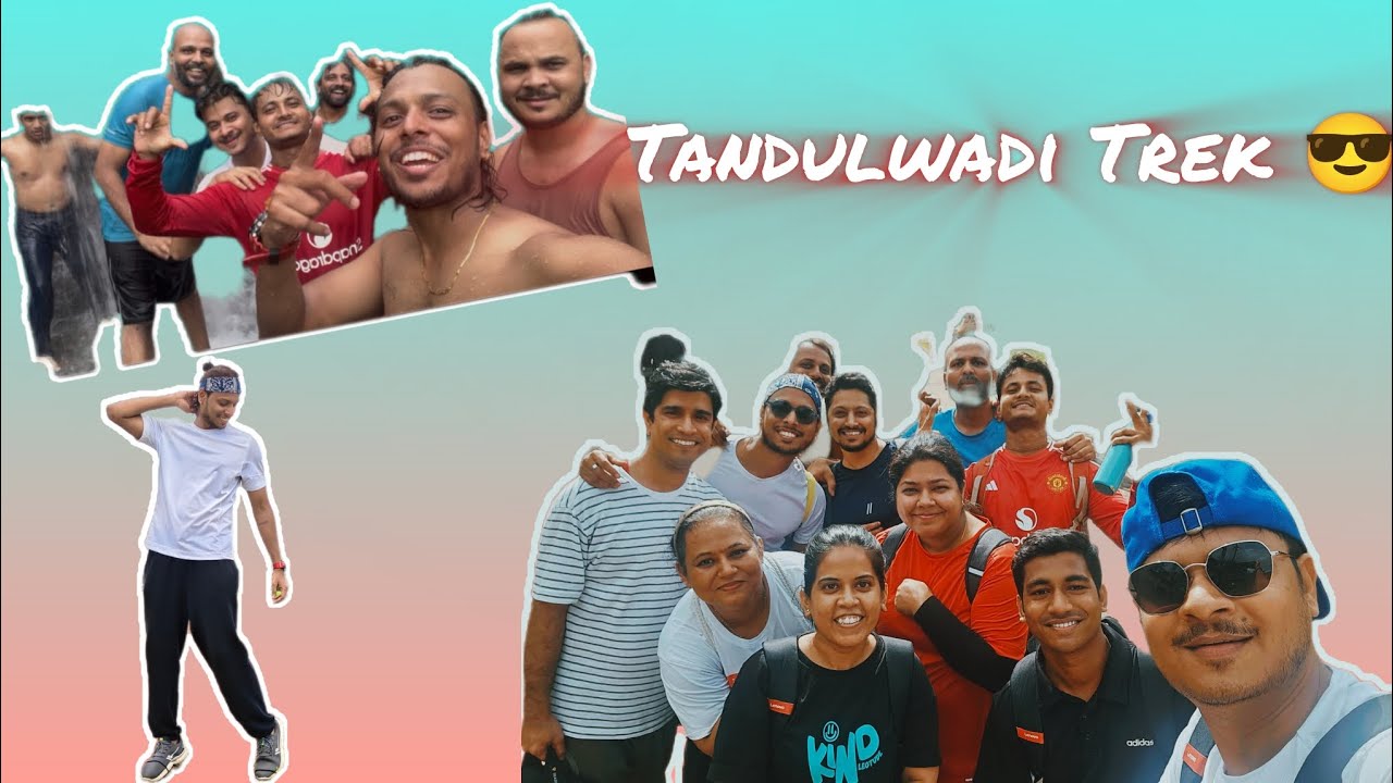 Tandulwadi Trek 😎 We made it guys to the top 😢👏🏼 #Beginnerstrek #funmasti #officebuddies #dontgiveup