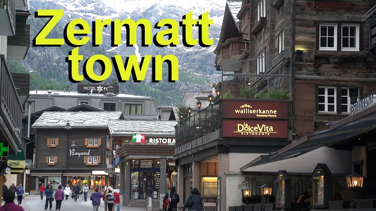 Zermatt, Switzerland in the heart of the Alps